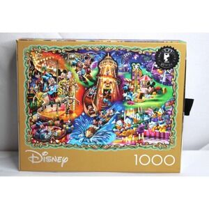 Mickey's Carnival~Disney SEALED 1000 Pc Puzzle w/Poster Ceaco Silver Select Ed.